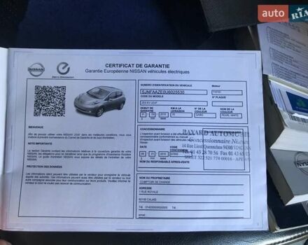 Белый Ниссан Лиф, объемом двигателя 0 л и пробегом 87 тыс. км за 7554 $, фото 1 на Automoto.ua