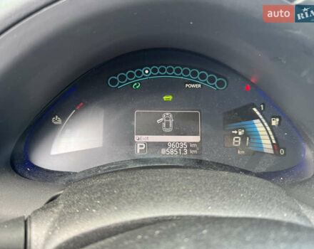 Білий Ніссан Ліф, об'ємом двигуна 0 л та пробігом 96 тис. км за 7600 $, фото 6 на Automoto.ua