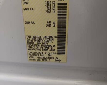 Белый Ниссан Лиф, объемом двигателя 0 л и пробегом 206 тыс. км за 9000 $, фото 3 на Automoto.ua