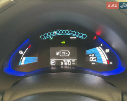 Білий Ніссан Ліф, об'ємом двигуна 0 л та пробігом 93 тис. км за 7900 $, фото 21 на Automoto.ua