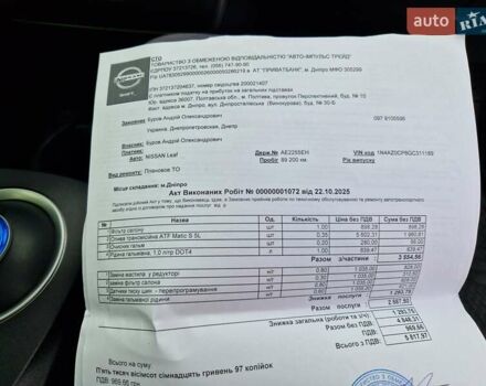 Белый Ниссан Лиф, объемом двигателя 0 л и пробегом 90 тыс. км за 7500 $, фото 32 на Automoto.ua