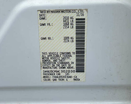 Белый Ниссан Лиф, объемом двигателя 0 л и пробегом 117 тыс. км за 9600 $, фото 7 на Automoto.ua