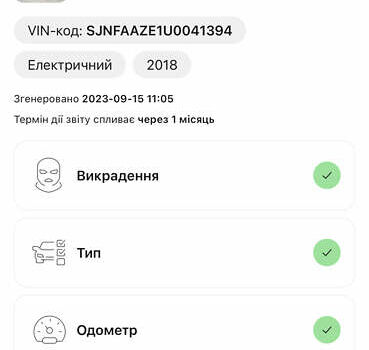 Білий Ніссан Ліф, об'ємом двигуна 0 л та пробігом 62 тис. км за 17200 $, фото 55 на Automoto.ua