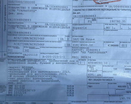 Чорний Ніссан Ліф, об'ємом двигуна 0 л та пробігом 114 тис. км за 6800 $, фото 21 на Automoto.ua