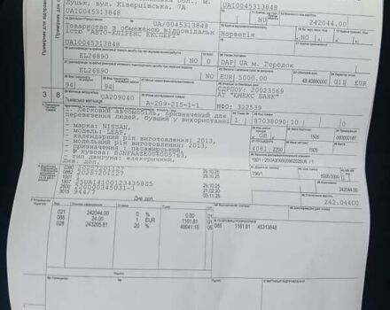 Черный Ниссан Лиф, объемом двигателя 0 л и пробегом 100 тыс. км за 6350 $, фото 27 на Automoto.ua