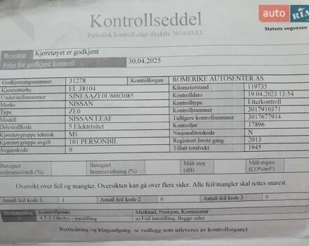 Черный Ниссан Лиф, объемом двигателя 0 л и пробегом 133 тыс. км за 6800 $, фото 117 на Automoto.ua