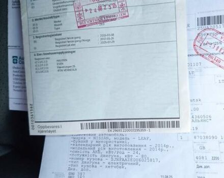 Черный Ниссан Лиф, объемом двигателя 0 л и пробегом 137 тыс. км за 6300 $, фото 62 на Automoto.ua