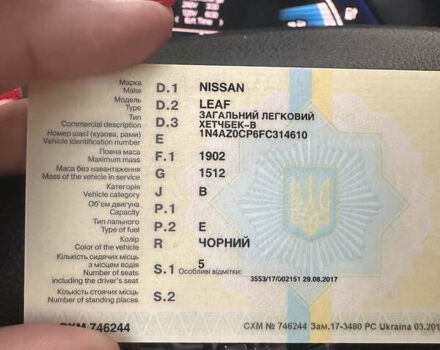 Чорний Ніссан Ліф, об'ємом двигуна 0 л та пробігом 72 тис. км за 7500 $, фото 31 на Automoto.ua