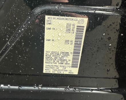 Черный Ниссан Лиф, объемом двигателя 0 л и пробегом 160 тыс. км за 5500 $, фото 8 на Automoto.ua