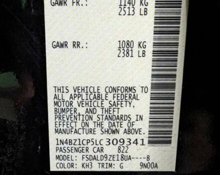 Черный Ниссан Лиф, объемом двигателя 0 л и пробегом 150 тыс. км за 14900 $, фото 9 на Automoto.ua