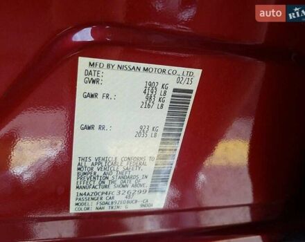 Червоний Ніссан Ліф, об'ємом двигуна 0 л та пробігом 200 тис. км за 6250 $, фото 1 на Automoto.ua