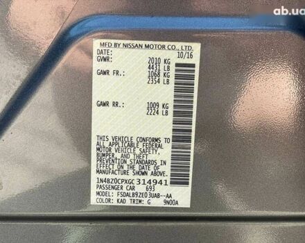 Ніссан Ліф, об'ємом двигуна 0 л та пробігом 244 тис. км за 5299 $, фото 9 на Automoto.ua