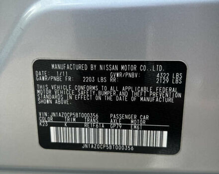 Серый Ниссан Лиф, объемом двигателя 0 л и пробегом 99 тыс. км за 9600 $, фото 15 на Automoto.ua