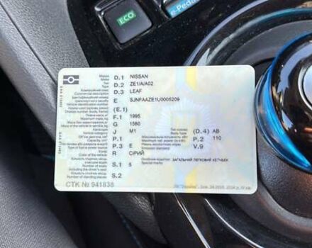 Серый Ниссан Лиф, объемом двигателя 0 л и пробегом 176 тыс. км за 12500 $, фото 9 на Automoto.ua