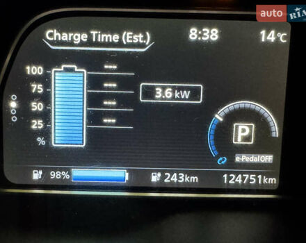 Серый Ниссан Лиф, объемом двигателя 0 л и пробегом 125 тыс. км за 9900 $, фото 15 на Automoto.ua