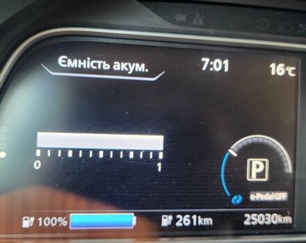 Сірий Ніссан Ліф, об'ємом двигуна 0 л та пробігом 25 тис. км за 21000 $, фото 10 на Automoto.ua
