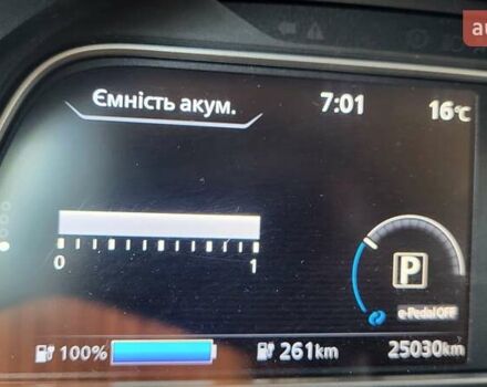 Серый Ниссан Лиф, объемом двигателя 0 л и пробегом 25 тыс. км за 24000 $, фото 30 на Automoto.ua