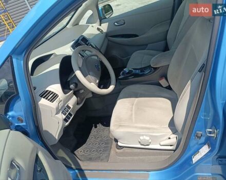 Синий Ниссан Лиф, объемом двигателя 0 л и пробегом 116 тыс. км за 4800 $, фото 7 на Automoto.ua