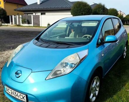 Синий Ниссан Лиф, объемом двигателя 0 л и пробегом 128 тыс. км за 3900 $, фото 5 на Automoto.ua