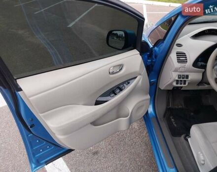 Синий Ниссан Лиф, объемом двигателя 0 л и пробегом 128 тыс. км за 4999 $, фото 11 на Automoto.ua