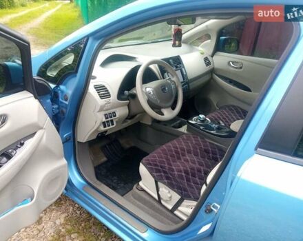 Синий Ниссан Лиф, объемом двигателя 0 л и пробегом 94 тыс. км за 4400 $, фото 13 на Automoto.ua