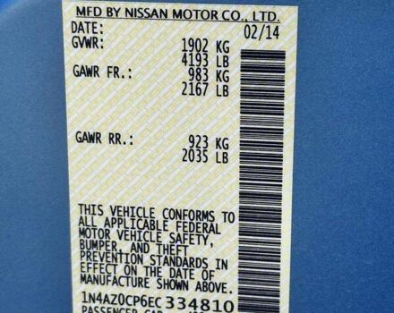 Синий Ниссан Лиф, объемом двигателя 0 л и пробегом 107 тыс. км за 7400 $, фото 14 на Automoto.ua