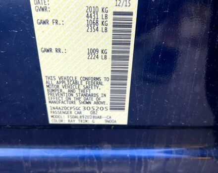 Синий Ниссан Лиф, объемом двигателя 0 л и пробегом 106 тыс. км за 5900 $, фото 3 на Automoto.ua