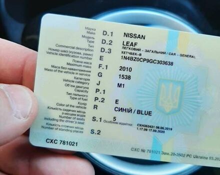 Синий Ниссан Лиф, объемом двигателя 0 л и пробегом 107 тыс. км за 10500 $, фото 12 на Automoto.ua