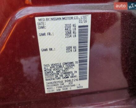 Синий Ниссан Лиф, объемом двигателя 0 л и пробегом 129 тыс. км за 1200 $, фото 10 на Automoto.ua