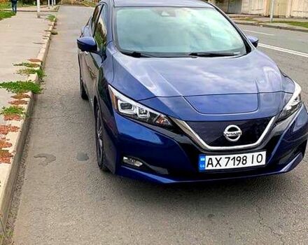 Синий Ниссан Лиф, объемом двигателя 0 л и пробегом 65 тыс. км за 12500 $, фото 3 на Automoto.ua