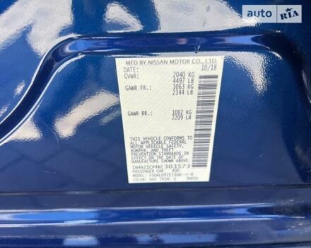 Синій Ніссан Ліф, об'ємом двигуна 0 л та пробігом 44 тис. км за 14900 $, фото 29 на Automoto.ua