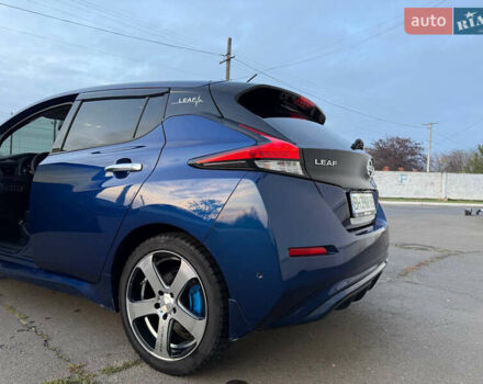 Синий Ниссан Лиф, объемом двигателя 0 л и пробегом 76 тыс. км за 16100 $, фото 28 на Automoto.ua