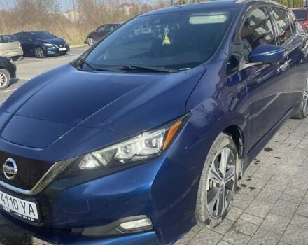 Синий Ниссан Лиф, объемом двигателя 0 л и пробегом 84 тыс. км за 18500 $, фото 1 на Automoto.ua