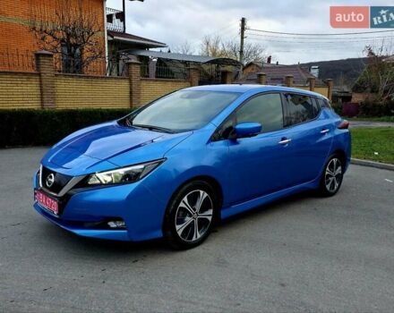 Синий Ниссан Лиф, объемом двигателя 0 л и пробегом 57 тыс. км за 14500 $, фото 1 на Automoto.ua