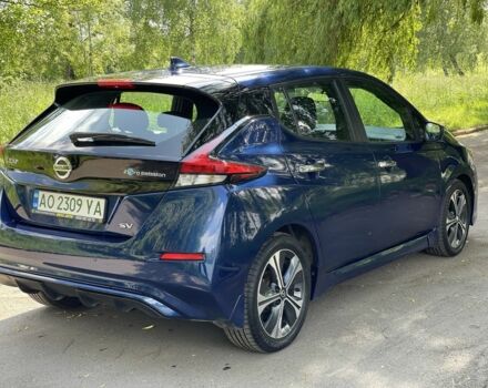 Синий Ниссан Лиф, объемом двигателя 0 л и пробегом 57 тыс. км за 12950 $, фото 2 на Automoto.ua