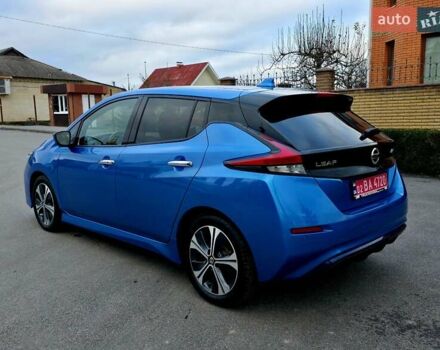 Синий Ниссан Лиф, объемом двигателя 0 л и пробегом 57 тыс. км за 14500 $, фото 2 на Automoto.ua