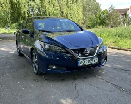 Синий Ниссан Лиф, объемом двигателя 0 л и пробегом 57 тыс. км за 12950 $, фото 1 на Automoto.ua