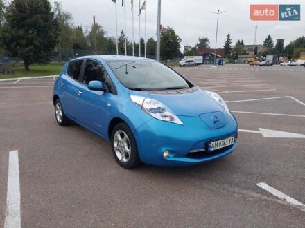 Синий Ниссан Лиф, объемом двигателя 0 л и пробегом 128 тыс. км за 4999 $, фото 1 на Automoto.ua