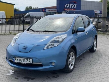 Синий Ниссан Лиф, объемом двигателя 0 л и пробегом 128 тыс. км за 4200 $, фото 1 на Automoto.ua