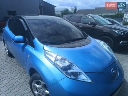 Синий Ниссан Лиф, объемом двигателя 0 л и пробегом 55 тыс. км за 6300 $, фото 1 на Automoto.ua