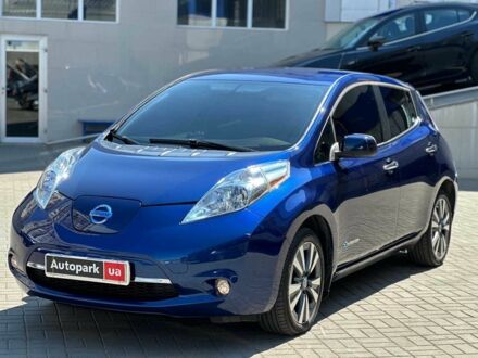 Синий Ниссан Лиф, объемом двигателя 0 л и пробегом 191 тыс. км за 7390 $, фото 1 на Automoto.ua