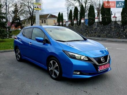 Синий Ниссан Лиф, объемом двигателя 0 л и пробегом 57 тыс. км за 14500 $, фото 1 на Automoto.ua