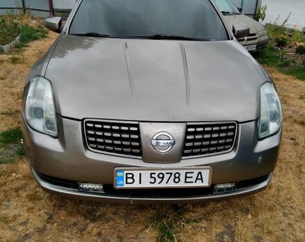 Бежевый Ниссан Максима, объемом двигателя 3.5 л и пробегом 320 тыс. км за 4500 $, фото 1 на Automoto.ua