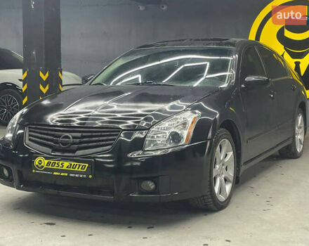 Черный Ниссан Максима, объемом двигателя 3.5 л и пробегом 222 тыс. км за 5900 $, фото 2 на Automoto.ua