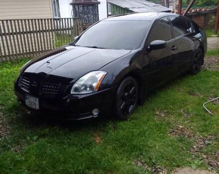 Черный Ниссан Максима, объемом двигателя 3.5 л и пробегом 230 тыс. км за 4800 $, фото 1 на Automoto.ua