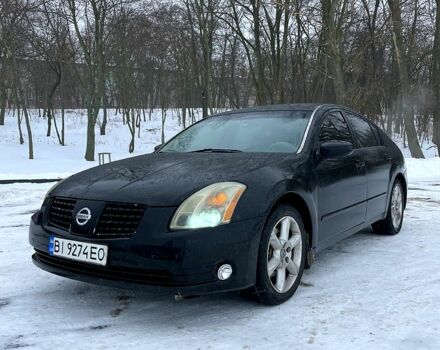 Черный Ниссан Максима, объемом двигателя 3.5 л и пробегом 112 тыс. км за 4000 $, фото 1 на Automoto.ua
