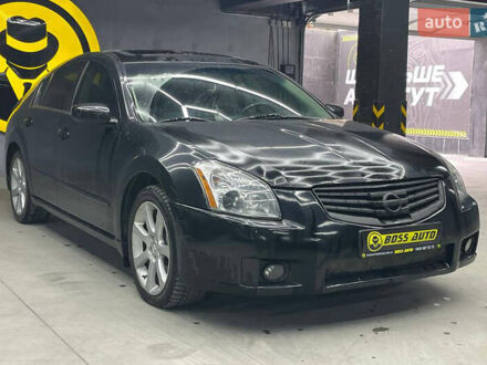 Черный Ниссан Максима, объемом двигателя 3.5 л и пробегом 222 тыс. км за 5900 $, фото 1 на Automoto.ua