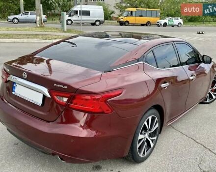 Красный Ниссан Максима, объемом двигателя 3.5 л и пробегом 190 тыс. км за 14900 $, фото 2 на Automoto.ua