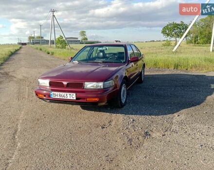 Красный Ниссан Максима, объемом двигателя 2.96 л и пробегом 250 тыс. км за 3300 $, фото 1 на Automoto.ua