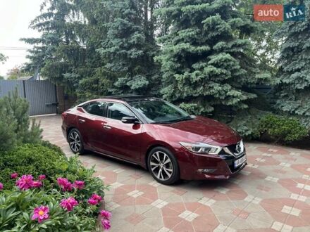 Ниссан Максима 2017 в Киеве на Automoto.ua Красный Ниссан Максима, объемом двигателя 3.5 л и пробегом 66 тыс. км за 15500 $, фото 1 на Automoto.ua